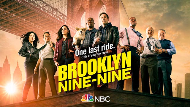 Poster phim hài cảnh sát Mỹ -  Brooklyn Nine-Nine phát sóng trên Netflix 
