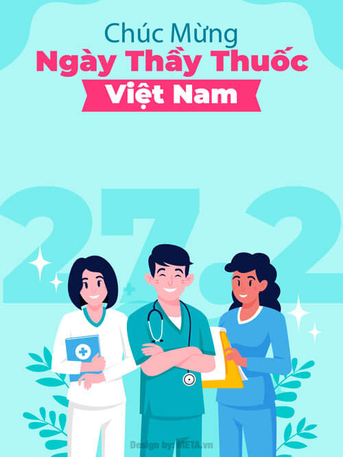 Thiệp đẹp mừng ngày Thầy thuốc Việt Nam 27/2
