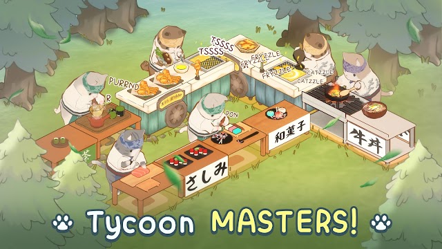 Làm chủ nhà hàng sushi cùng mèo