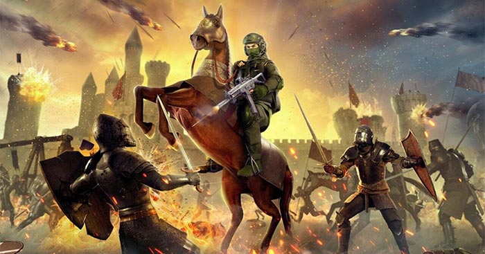 KingmakersGame chiến tranh Trung cổ với kho vũ khí tương lai