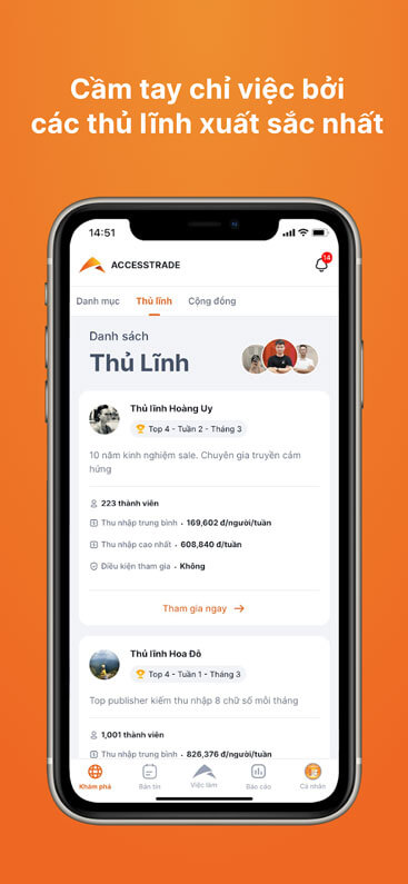 Cầm tay chỉ việc bởi thủ lĩnh