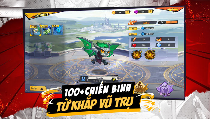 Hơn 100 chiến binh từ khắp vũ trụ anime
