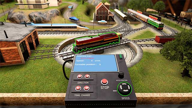 Xây dựng các tuyến đường sắt theo ý bạn trong game Train Yard Builder 