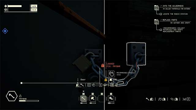 Giữ nút L1 trên console hoặc nút C trên chuột và bàn phím để quét cửa khóa