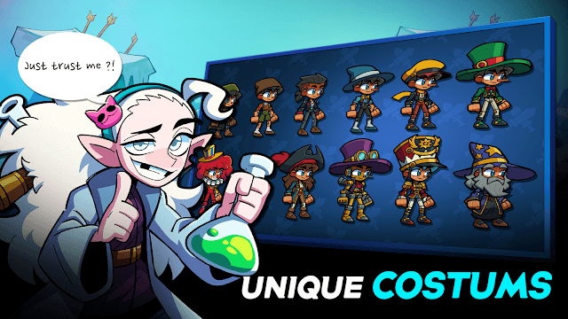 Tùy chỉnh trang phục cho anh hùng Pinocchio của bạn trong game Pinocchio Hero: IDLE RPG