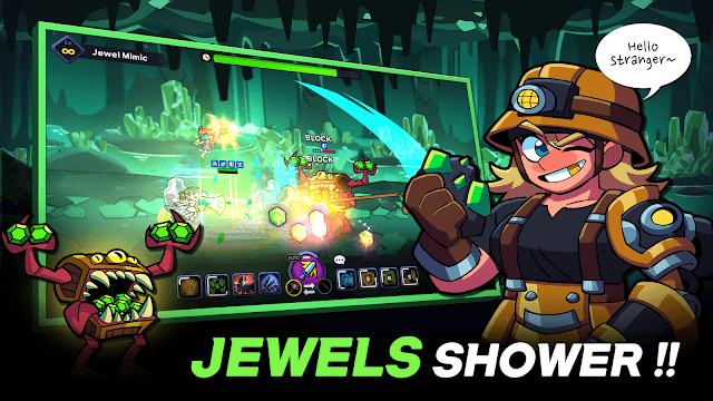 Thu thập vô số ngọc quý khi chiến đấu