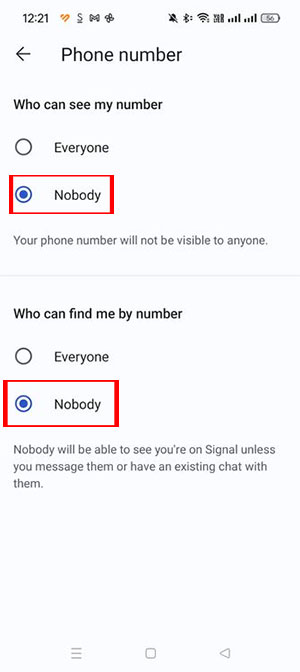 cach an so dien thoai tren Signal 3*459876
