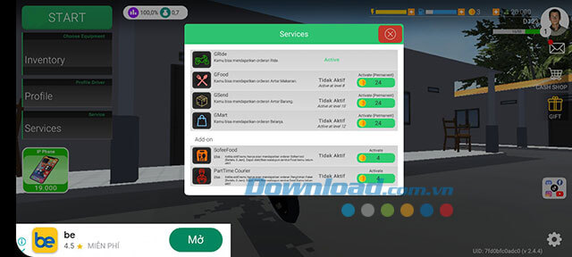 Mở rộng dịch vụ chạy xe ôm