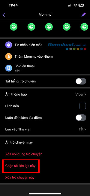 cach chan va bo chan tren Viber 6*460440