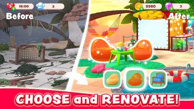 Cải tạo các nhà hàng cũ kỹ thành điểm đến ẩm thực trong game Chef & Friends: Cooking Game