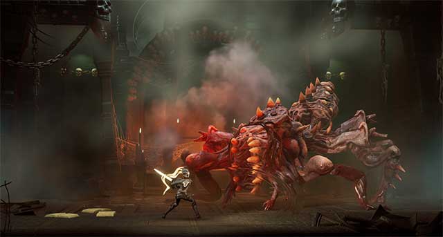 Chiến đấu với nhiều loại quái vật có tạo hình kỳ dị và đáng sợ