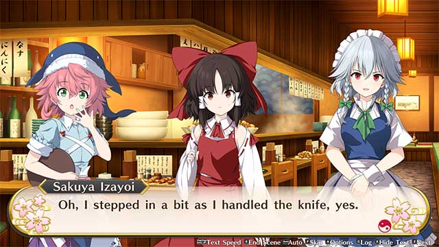 Tương tác với các cư dân Gensokyo