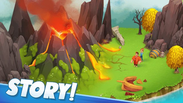Trong game Horizon Island: Farm Adventure, bạn bị trôi dạt đến một hòn đảo nhiệt đới sau một thảm họa tự nhiên