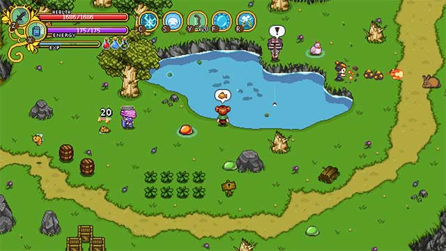 Secrets of Grindea là một game nhập vai hành động phong cách Old School 
