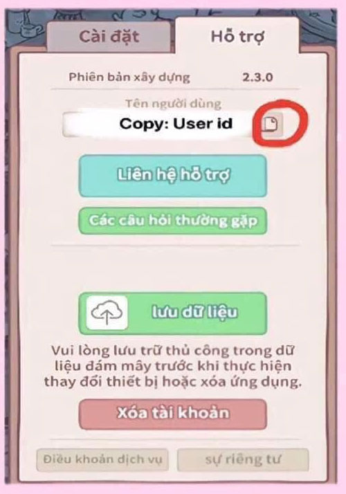 Nhập user ID của bạn và code game Cats & Soup: Fluffy Town 