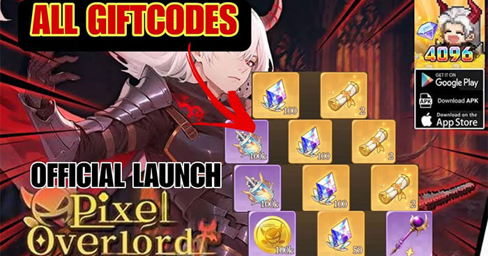 Rất nhiều code Pixel Overlord: 4096 Draws để bạn đổi quà miễn phí 