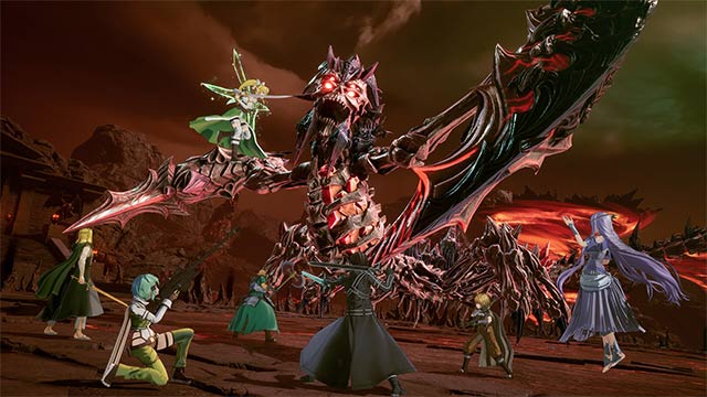 Đối đầu với boss khổng lồ trong trận chiến cuối cùng của SWORD ART ONLINE Fractured Daydream