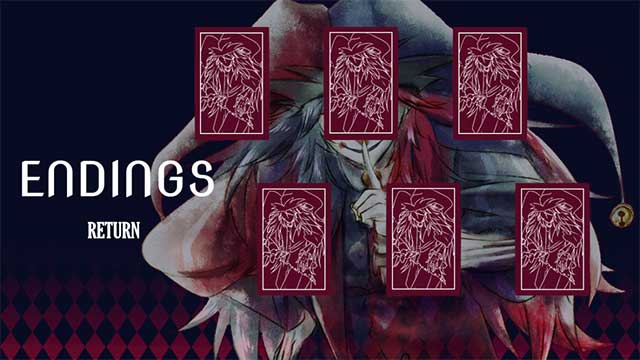 Có 6 kết thúc khác nhau tùy theo diễn biến của cuộc trò chuyện