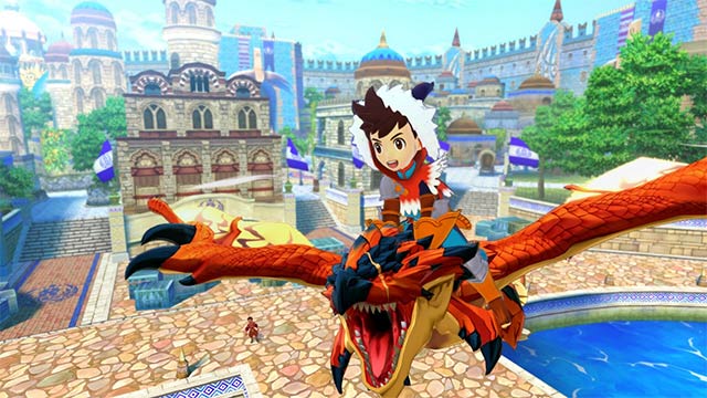 Thay vì săn quái, người chơi Monster Hunter Story sẽ làm bạn và kề vai sát cánh cùng rồng thiêng
