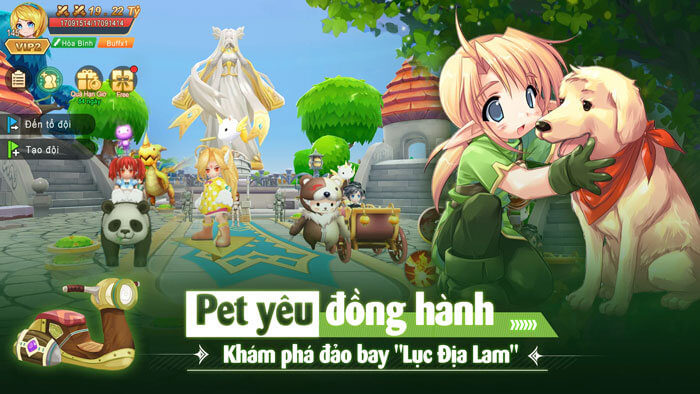 Pet yêu đồng hành - Khám phá đảo bay "Lục Địa Lam"