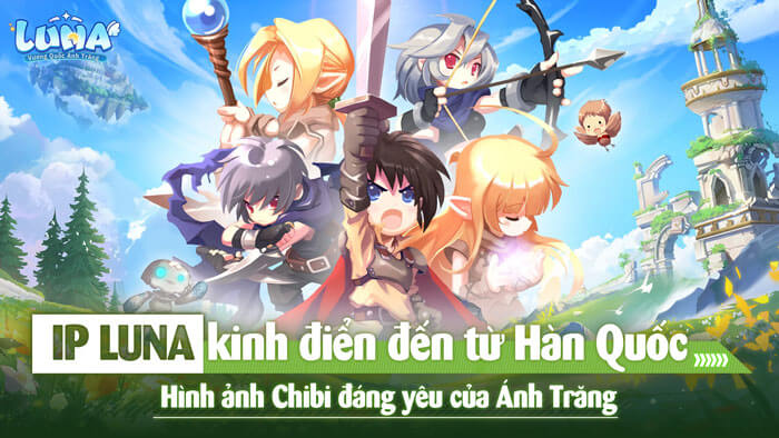 IP LUNA kinh điển, hình ảnh chibi đáng yêu của ánh trăng