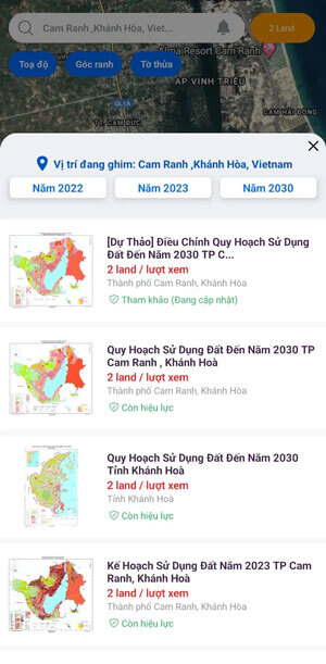 Thông tin quy hoạchtrên Thongtin.land