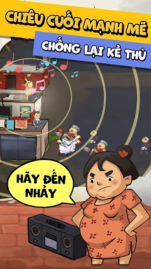 Nhiều chiêu thức phòng thủ độc đáo, hài hước và vui nhộn