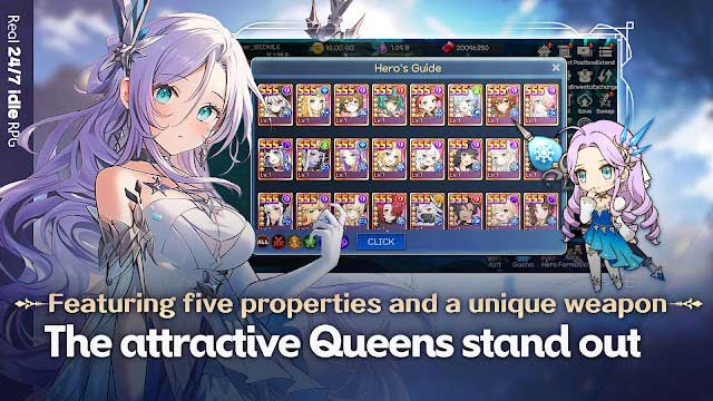 Các của cải và vũ khí giúp nữ hoàng của bạn trở nên mạnh mẽ và độc đáo