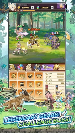 Vô số trang bị huyền thoại để thách thức trùm