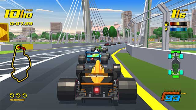 New Star GP là game đua xe arcade với đồ họa cổ điển sắc nét