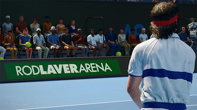TopSpin 2K25 mô phỏng chân thực các trận đấu quần vợt thuộc 4 giải Grand Slam danh tiếng