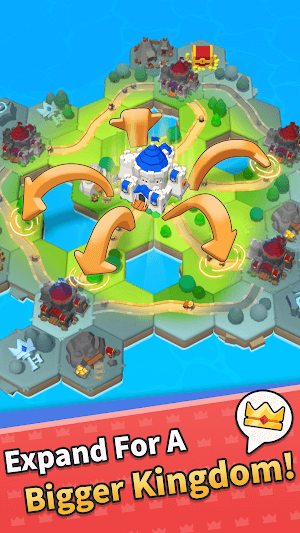 Mở rộng vương quốc của bạn trong game Crown Rumble