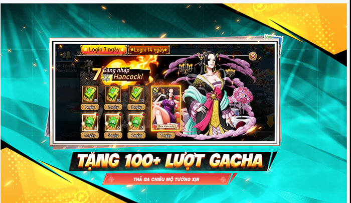 Tặng ngay 100+ Lượt Gacha – Thả ga chiêu mộ tướng xịn