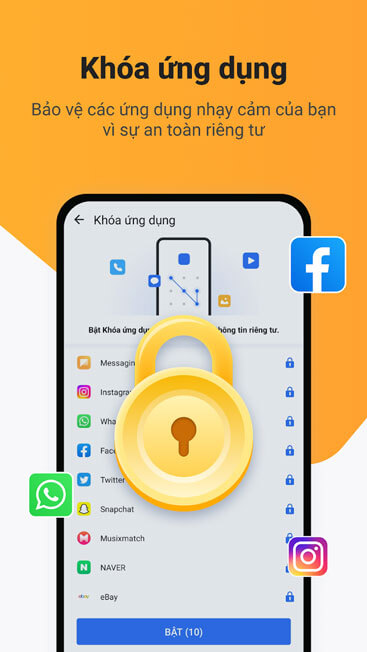 Khóa ứng dụng