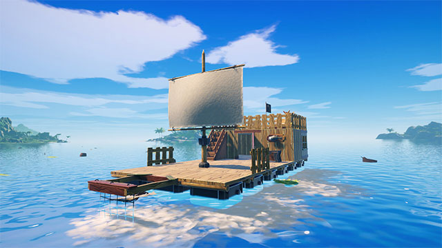 Survival Raft Simulator - Lost at Sea thách thức người chơi sinh tồn 1 mình giữa đại dương bao la