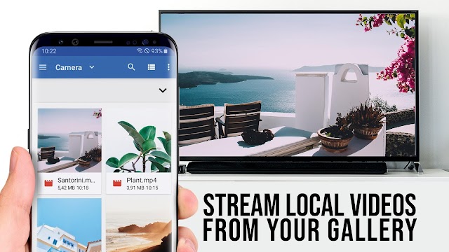 Stream các video từ trong thư viện điện thoại lên TV