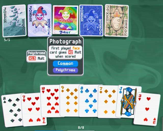 Biến lá bài bình thường thành Enhancement Card bằng các lá Joker, Tarot và Planet