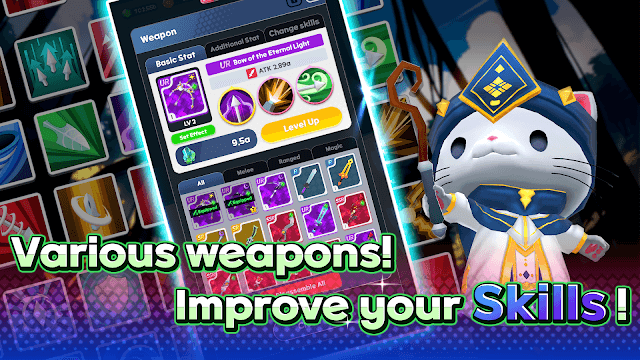 Vô số vũ khí giúp cải thiện kỹ năng của bạn