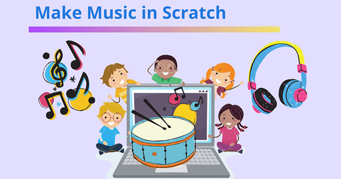 Hướng dẫn thêm âm nhạc vào dự án Scratch