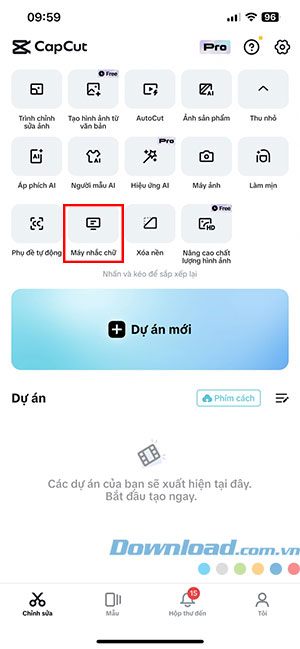 cach dung may nhac chu CapCut 2*463354