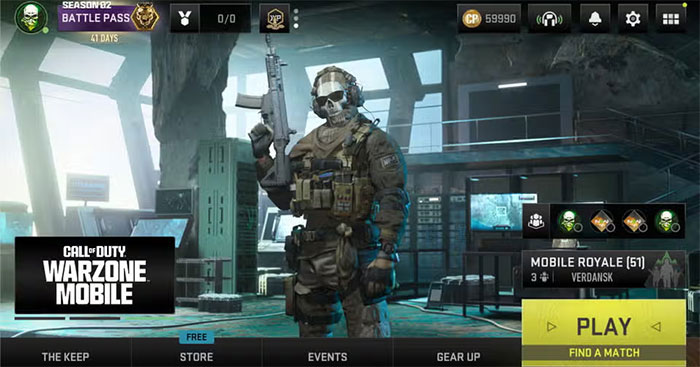Tham gia chiến đấu trong trận chiến 120 người chơi trong Call of Duty Warzone Mobile