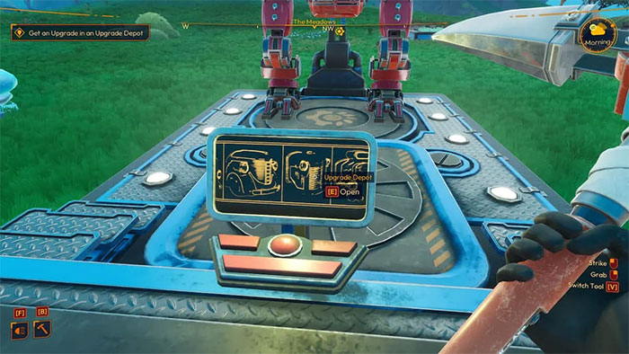 Chế tạo Upgrade Depot để nâng cấp công cụ trong Lightyear Frontier