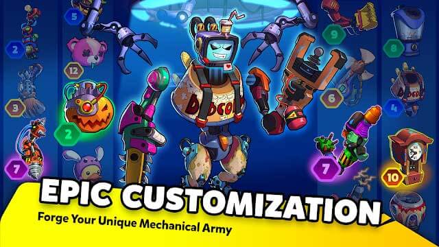 Chế tạo và xây dựng đội người máy của ban trong game Junkineering
