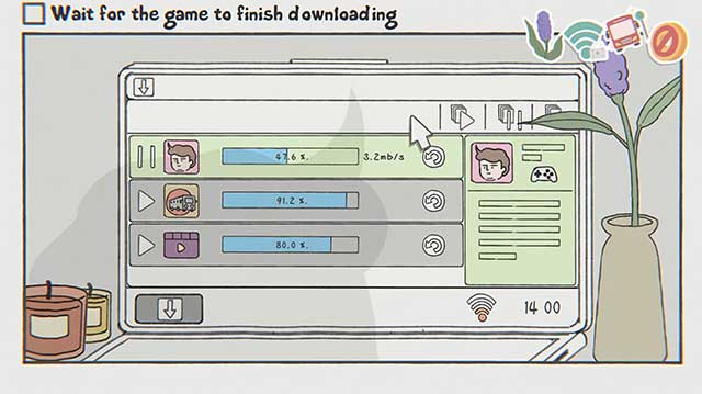 Đồ họa hoạt hình đơn giản tạo ra sự thư giãn
