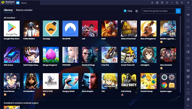 BlueStacks là trình giả lập thuận tiện để chạy app HiTV trên máy tính 