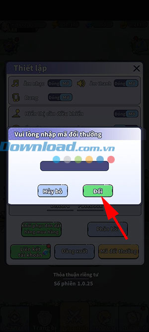 Nhập code Doomsday Vanguard