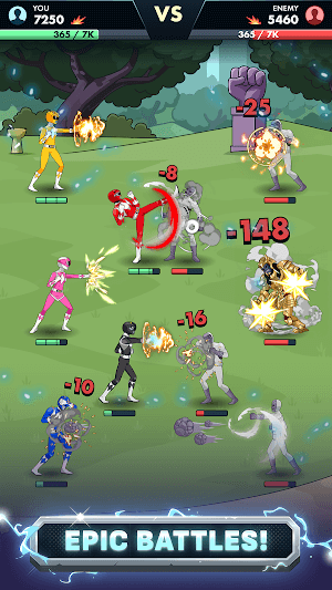 Tham gia các trận chiến hoành tráng để khôi phục Morphin Grid