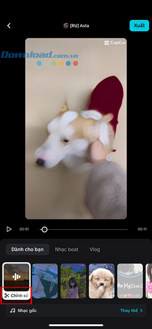 cach tao video voi AutoCut tren CapCut 3 1*463915