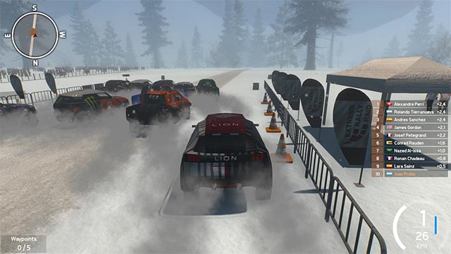 Đua xe với Extreme Rally Raid game trong nhiều điều kiện thời tiết, thời gian khác nhau