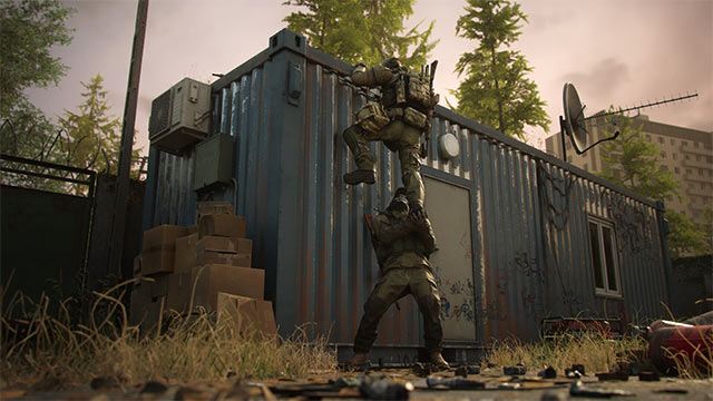 Lập nhóm cùng bạn bè, game thủ thực hoặc đồng đội AI và sẵn sàng chiến đấu